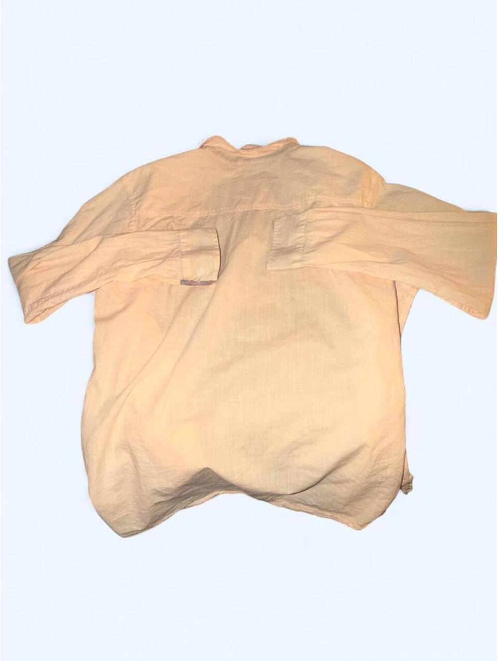 Weatherproof Men's Tan and Orange Shirt - Picture 4 of 4